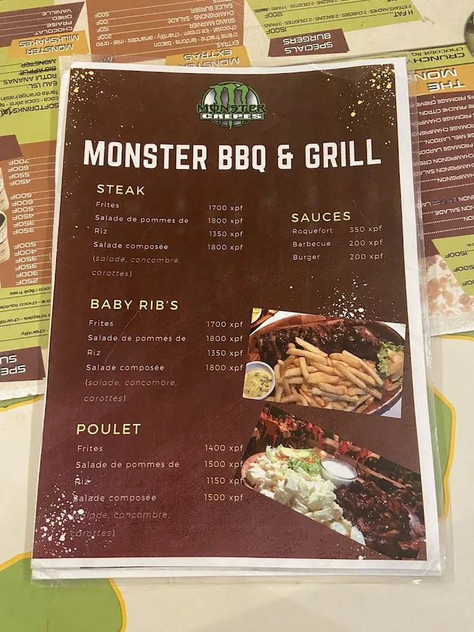 Monster Crêpes, brochettes de poisson